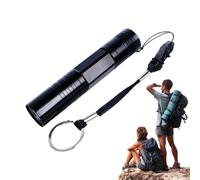 yybng Piccole torce portatili, torce tascabili luminose | Torcia da campeggio luminosa tascabile a LED per esterni - Piccola torcia leggera con cordino per campeggio, escursionismo, viaggio