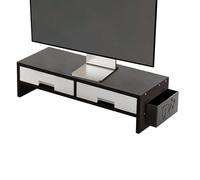 yybng Supporto Alzatore Per Monitor Da Scrivania,Organizzatore Ergonomico Con Doppio Cassetto - Supporto Per Alzare Il Monitor Da Scrivania - Per Uffici Domestici Studio Interno Camera Da Stanza