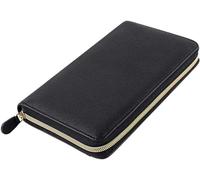YYCFB Cash Budget Envelope Wallet System per donne, 12 fogli di budget Envelopes, note per budget e risparmio di denaro, nero