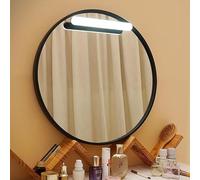 YYCFB Luci da trucco senza fili, portatile, a LED, luce anteriore, per bagno, trucco, illuminazione frontale a LED, in acrilico, ricaricabile tramite USB, per tavolo da toeletta, bagno (senza specchio