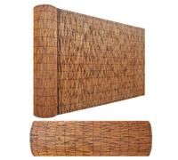 YYDPSHH Naturale in Canna Di Bamboo Stuoia Di Bamboo Naturale in Bambù Per All'aperto, Vecchio Recinto, Patio, Giardini Balconi Schermo Privacy Ombreggiante Robusto & Diritto, Facile Tagliare