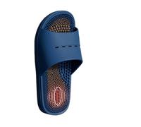 YYDPYZBD Ciabatte da Uomo Massaggio per Gli Uomini Home Antiscivolo Piatto di Pressione delle Dita Sandali Estate Pvc-blu-44-45 (Adatto 43-44)