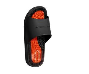 YYDPYZBD Ciabatte da Uomo Massaggio per Gli Uomini Home Antiscivolo Piatto di Pressione delle Dita Sandali Estate Pvc-nero-42-43 (Adatto 41-42)