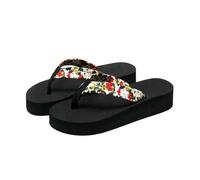 YYDPYZBD Sandali Summer's Summer Eva Slipper Boemian Nastro Raso Flip Flop Beach Simple Leisure Women Scarpe-bianco-37