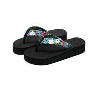YYDPYZBD Sandali Summer's Summer Eva Slipper Boemian Nastro Raso Flip Flop Beach Simple Leisure Women Scarpe-blu-40