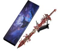 YYDSTES Modello di Lama Blasfema di Elden Rings da 11,8 po,Modelli da Collezione di Oggetti di Scena per Videogiochi,Espositore Squisito per Collezionisti di Videogiochi,Regalo Peri Fan di Nightreign