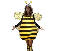 YYDSTYLE Costume di Halloween da Bumble Bee per adulti, con grazioso copricapo, divertente, per feste e cosplay (giallo, XXL)