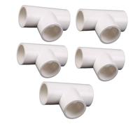 YYDSWTW Connettore a 3 Vie T -Tubo in PVC T -per impianto Idraulico e Alimentazione dell'Acqua Robusta a 3 Vie uguale Raccordo per Tee uguale Bianco 25mm