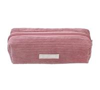 YYDSWTW Custodia a matita per matita portatile portatile con cerniera a cerniera liscia Organizzatore pratico durevole nessuna deformazione rosso