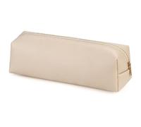 YYDSWTW Organizzatore di cartoleria Penna portatile portatili fatti a mano per la scrivania della classe studente adolescente beige 200 * 60 * 60mm