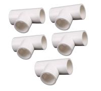 YYDSWTW Raccordi di Tubi in PVC T -T -T -T -T -Way per l'approvvigionamento idrico e Il connettore a Tee Durevole all'impianto Idraulico Bianco 20mm