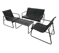 YYDSWTW Set di conversazione set da pranzo giardino tavolo da giardino schienale rattan per la caffetteria a bordo piscina