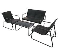 YYDSWTW Set di conversazione set set rattan schinst a 4 pezzi set di portico traspirante