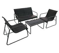 YYDSWTW Set di patio mobili da giardino set da giardino tavolo rattan schienale sedie pieghevoli balcone
