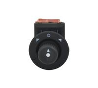 YYFHR Pulsante di controllo dello specchietto retrovisore, adatto for Peugeot, Partner 1007 controllo della regolazione della visuale dello sp(Brown connector)
