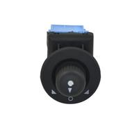 YYFHR Pulsante di controllo dello specchietto retrovisore, adatto for Peugeot, Partner 1007 controllo della regolazione della visuale dello sp(Bule connector)
