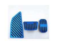YYGGWL Gas Pedal Pad Auto in Alluminio Acceleratore Poggiapiedi Pedali Piastra Pedale del Freno Copertura per Toyota per C-HR per CHR AX10 AX50 2016-2022 Copri Pedali Auto(AT 3pcs Blue)