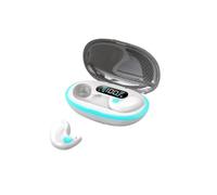 YYGGWL Impermeabili Earbuds X55 Sleeping Earbuds Mini Cuffie TWS Bluetooth Auricolari Stereo Nascosti Cuffie Con Microfono HD Chiamata Impermeabile Per Lavoro Cuffie da gioco(White)