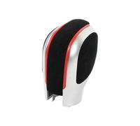 YYGGWL Manopola Cambio per Golf 6 7 R per GTI per Passat B7 B8 CC R20 per Jetta MK6 per Gli Pomello del Cambio in Pelle Scamosciata Coperchio Laterale del Cambio Pomello Adattatori(05- Suede Red)