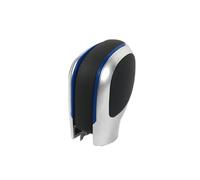 YYGGWL Manopola Cambio per Golf 6 7 R per GTI per Passat B7 B8 CC R20 per Jetta MK6 per Gli Pomello del Cambio in Pelle Scamosciata Coperchio Laterale del Cambio Pomello Adattatori(03-Leather Blue)