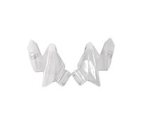 YYGGWL Parabrezza Moto per Benelli TRK502 TRK 502 BJ500GS-A Parabrezza Anteriore Sinistro Destro Laterale per Moto Parabrezza TRK502 TRK502X Deflettore Universale per Moto(Clear)