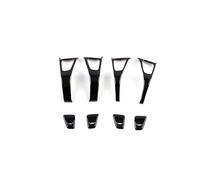 YYGGWL Resistente ai Graffi Compatibile Con Model 3/Y 2019-2023 Maniglia Esterna Anti-Graffio Pellicola Protettiva Effetto Carbonio Accessori Esterni(19-23 door bowl bright black)