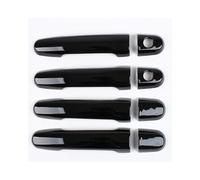 YYGGWL Resistente ai Graffi Compatibile Con Toyota Fortuner 2004-2015 Maniglia Porta Doppio Foro Esterna Accessori Decorativi Per Maniglia Del Cassetto(Bright black)