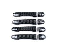 YYGGWL Resistente ai Graffi Compatibile Con Toyota Fortuner 2004-2015 Maniglia Porta Doppio Foro Esterna Accessori Decorativi Per Maniglia Del Cassetto(Modello in fibra di carbonio)
