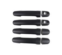 YYGGWL Resistente ai Graffi Compatibile Con Toyota Fortuner 2004-2015 Maniglia Porta Doppio Foro Esterna Accessori Decorativi Per Maniglia Del Cassetto(Matte black)