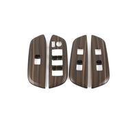 YYGGWL Resistente ai Graffi Copri Maniglia Porta E Decorazione Per Vano Porta Di Toyota Crown 2023, Accessori Decorativi Interni Ed Esterni(Armrest-mahogany-ABS)