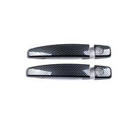 YYGGWL Resistente ai Graffi Copriganascia Anti-graffio Per Malibu 2012-2016 - Kit Doppio Foro Per Modifica Esterna(2 doors carbon fiber pattern)