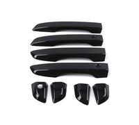 YYGGWL Resistente ai Graffi Per Crider 2019-2024 Cornice Decorativa Maniglia Porta A Foro Singolo Protezione Anti Graffi Esterna Per Scodella Maniglia(Dual smart bright black)