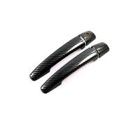 YYGGWL Resistente ai Graffi Per Scudo 270 2007-2016 Maniglia Porta 1 Foro & Copriavvallatura Pellicola Protettiva Antigraffio Con Kit Montaggio(2 doors carbon fiber pattern)