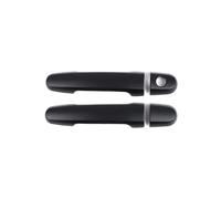 YYGGWL Resistente ai Graffi Per Toyota Passo 2011-2016 - Copriganascia Monoblocco Con Foro Singolo, Fascia Cromata Antigraffio Per Scodella Porta(2 doors matte black)