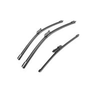 YYGGWL Spazzole Tergicristallo per VW per Polo 6R Hatchback 2009 2010 2011 2012-2017 24 "+16" + 11 "Anteriore Tergicristallo Posteriore Parabrezza Accessori per Finestre 3 Pezzi Tergicristalli