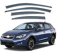 Yygjwyw 4 Pezzi Deflettori d'Aria per Subaru XV 2012-2017 Auto Finestrini Laterali,deflettori Aria,Visiere Parapioggia Porta Visiera Vent Ombra
