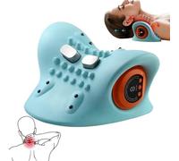 2024 Nuovo massaggiatore cervicale Hugterra Relaxer, cuscino massaggiante portatile Shiatsu, dispositivo di trazione cervicale per schiena, collo e spalle
