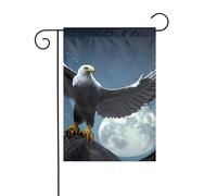 YYHHAOFA Aquila sotto le stelle modello quattro stagioni bandiera giardino cortile decorazione 30,5 x 45,7 cm