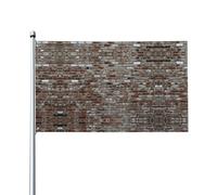 YYHHAOFA Bandiere per esterni con stampe antiche di mattoni, 9 x 1,5 m, in poliestere resistente, per prato, patio e decorazioni per feste