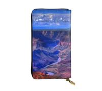 YYHHAOFA Beauty Grand Canyon Prints - Portafoglio lungo in pelle, comodo, leggero, impermeabile, resistente, 19 x 10,5 cm, nero, Taglia unica