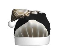 YYHHAOFA Bellissimo cappello di Natale con motivo ostriche con perle per adulti, un regalo divertente e durevole per uomini e donne