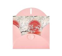 YYHHAOFA Biglietto di auguri rosa con immagine riflessa del sole, 10,2 x 15,2 cm, per Natale, compleanni dei bambini, San Valentino, anniversari di matrimonio e inviti per feste