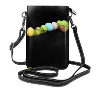YYHHAOFA Borsa a tracolla per telefono a tracolla da donna con motivo bruco dell'uovo di Pasqua, impermeabile e durevole
