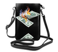 YYHHAOFA Borsa bruciante del telefono di vibrazione della borsa a tracolla delle piccole donne di cuoio del modello di desiderio, impermeabile e durevole