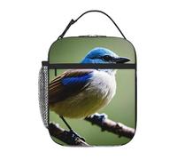 YYHHAOFA Borsa termica portatile per il pranzo, con stampa di usignolo etereo, riutilizzabile, durevole, per uomini e donne, facile da trasportare