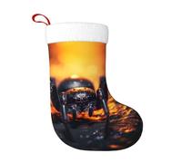 YYHHAOFA Calze decorative natalizie Calza Ragno morbido nella luce Modello leggero, con una buona sensazione tattile per Halloween, Natale e Capodanno