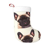 YYHHAOFA Calzini decorativi natalizi Calza Morbido bulldog francese modello leggero, con una buona sensazione tattile per Halloween, Natale e Capodanno