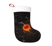 YYHHAOFA Calzini decorativi natalizi Calza Soft Solar System Pattern leggero, con una buona sensazione tattile per Halloween, Natale e Capodanno