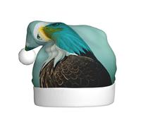 YYHHAOFA Cappello di Natale con motivo aquila coraggiosa per adulti che lo rende un regalo divertente e durevole per uomini e donne