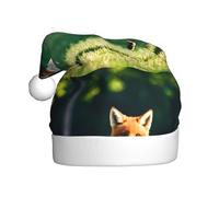 YYHHAOFA Cappello di Natale del modello della volpe di salto per uso adulto del partito di